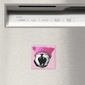 Aimant Pussy-casquette - carré (In Situ (Lave-vaisselle))