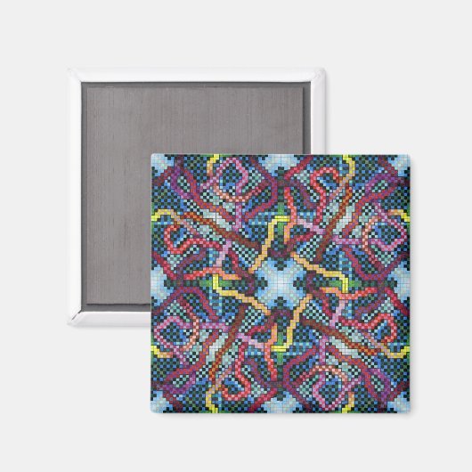 Aimant Puzzle permanent Tuile Kinectrique 1 (Recto/Verso)