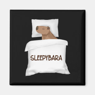 Aimant Pyjamas de nuit de Capybara Officielle Dormir Slee