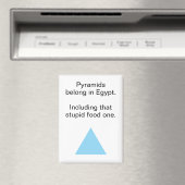Aimant Pyramide Alimentaire Irrespectueuse Réfrigérateur (In Situ (Lave-vaisselle))