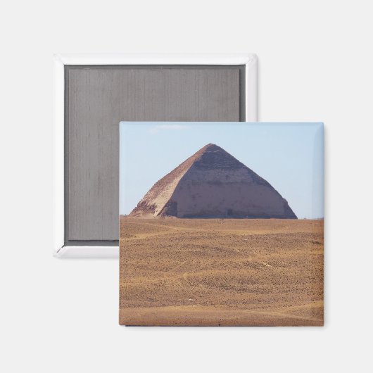 Aimant Pyramide ancienne bente égyptienne - Dahshur (Recto/Verso)