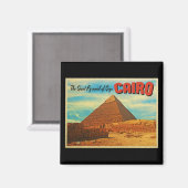 Aimant Pyramide de Gizeh Le Caire Égypte (Recto/Verso)