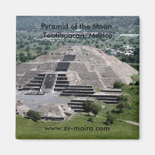 Aimant Pyramide de la Lune, Teotihuacan, Mexique