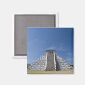 Aimant Pyramide maya, matin de mars (Recto/Verso)