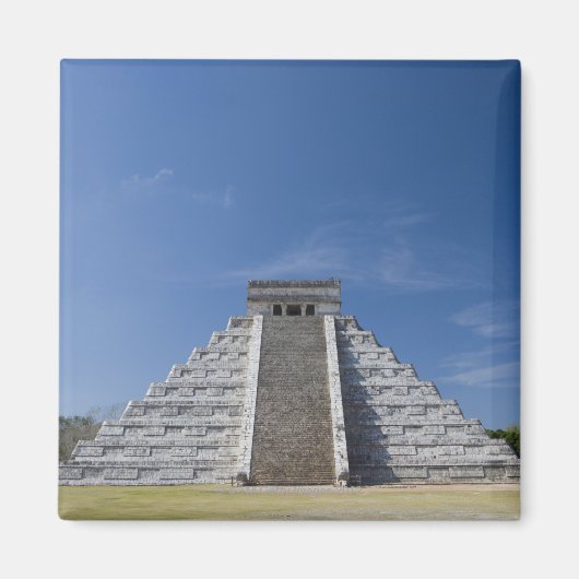 Aimant Pyramide maya, matin de mars (Devant)
