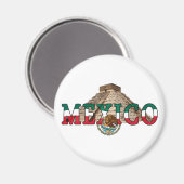 Aimant Pyramides du Mexique (Recto/Verso)