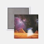 Aimant Pyramides égyptiennes Gizeh rencontre espace et OV (Recto/Verso)