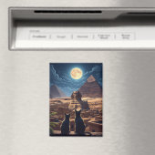 Aimant Pyramides sphinx égyptiennes de chats de Gizeh (In Situ (Lave-vaisselle))