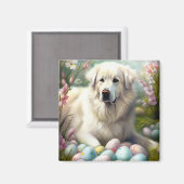 Aimant Pyrénées avec Oeufs de Pâques (Recto/Verso)