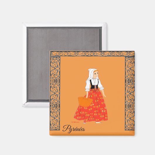 Aimant Pyrénées Orientales, France (Recto/Verso)