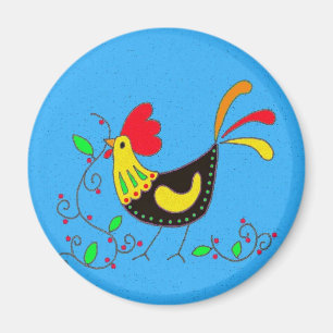 Aimant Pysanky Symbols Series : Coq