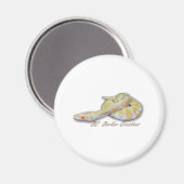 Aimant Python de boule à cliquet albinos (Recto/Verso)