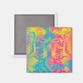 Aimant PYTHON - moderne fractale décorative - (Recto/Verso)