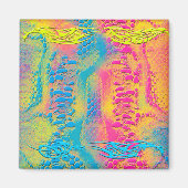 Aimant PYTHON - moderne fractale décorative - (Devant)