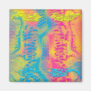 Aimant PYTHON - moderne fractale décorative -