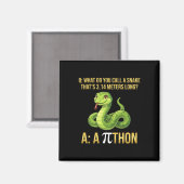 Aimant Python Pithon Pi jour symbole drôle prof de maths  (Recto/Verso)