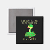 Aimant Python Pithon Symbole Pi Prof de Mathématiques Drô (Recto/Verso)