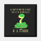 Aimant Python Pithon Symbole Pi Prof de Mathématiques Drô (Devant)
