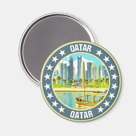 Aimant Qatar (Recto/Verso)