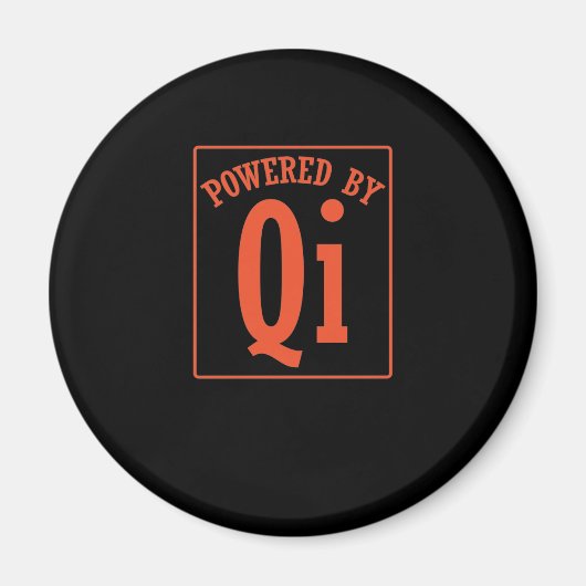 Aimant Qigong Propulsé Par Qi oder Chi (Devant)