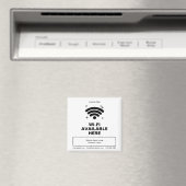Aimant Qr Code Nom commercial Minimal wifi Détails (In Situ (Lave-vaisselle))