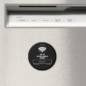 Aimant Qr Code Nom commercial Minimal wifi Détails (In Situ (Lave-vaisselle))