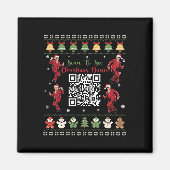 Aimant Qr Trump Dance Code Président Dance Code Noël (Devant)