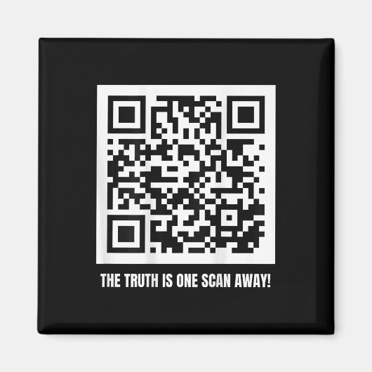 Aimant Qr Trump Dancing Code Merch Uni-adulte, Noir, (Devant)