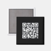 Aimant Qr Trump Président Trump Dance Code Funny Uni (Recto/Verso)