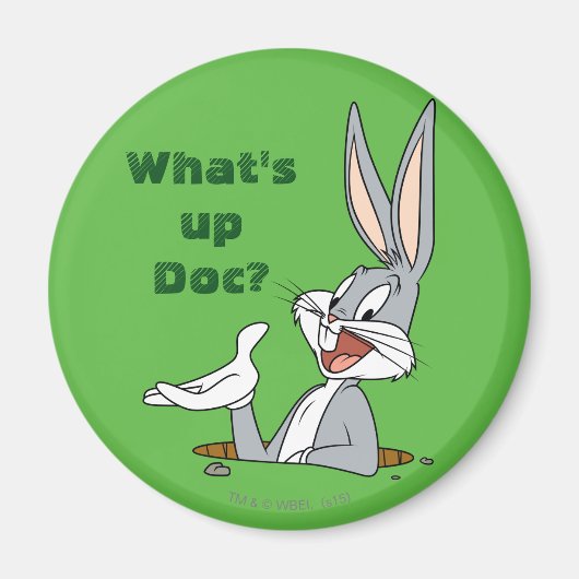 Aimant QU’EST-CE QUE LE DOC ?™ BOGS BUNNY™ Rabbit Hole (Devant)