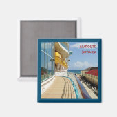 Aimant Quai de croisière Falmouth Bordé (Recto/Verso)