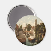 Aimant Quai Vert, Bruges, Belgique (Recto/Verso)
