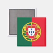 Aimant Qualité du drapeau portugais (Recto/Verso)