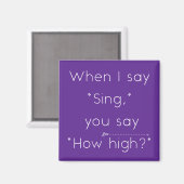 Aimant Quand Je Dis "Chant", Tu Dis "À Quelle Élevée ?" P (Recto/Verso)