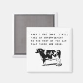 Aimant Quand je vois des vaches (Recto/Verso)