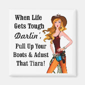 Aimant Quand La Vie Devient Dure, Darlin Tire Les Bottes. (Devant)