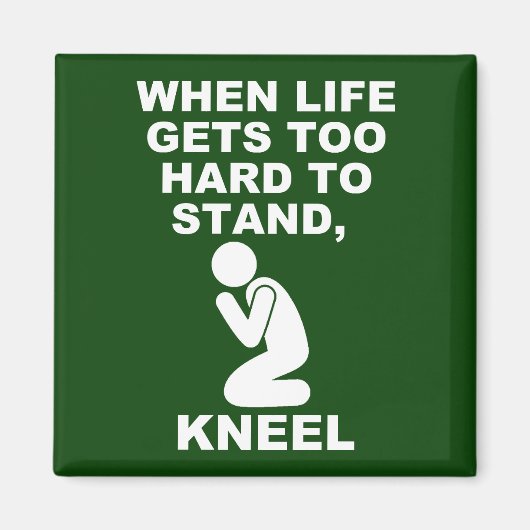 Aimant Quand La Vie Devient Trop Difficile Pour Se Tenir  (Devant)