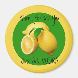 Aimant Quand la vie donne des citrons Humour et Drôle