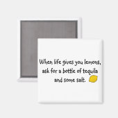 Aimant Quand la vie vous donne des citrons (Recto/Verso)