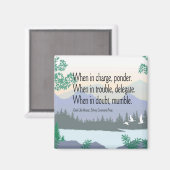 Aimant Quand l'aimant est en charge (Recto/Verso)