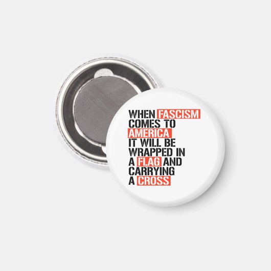 Aimant Quand le fascisme arrive en Amérique (Recto/Verso)