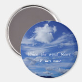 Aimant Quand le vent souffle je suis près ~ Guardian Ange (Recto/Verso)