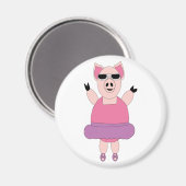 Aimant Quand les cochons dansent l'aimant (Recto/Verso)
