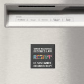 Aimant Quand L'Injustice Devient Loi, La Résistance Devie (In Situ (Lave-vaisselle))