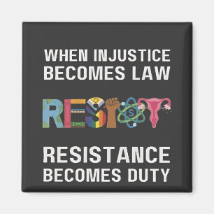 Aimant Quand L'Injustice Devient Loi, La Résistance Devie