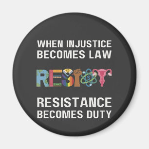Aimant Quand L'Injustice Devient Loi, La Résistance Devie