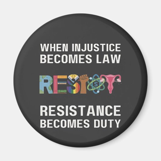 Aimant Quand L'Injustice Devient Loi, La Résistance Devie (Devant)