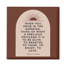 Quand Vous Vous Levez Le Matin. Citation stoïque