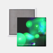 Aimant QUANTUME BUBBLES rouge violet (Recto/Verso)