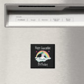 Aimant Quarantine Anniversaire Unicorn arc-en-ciel (In Situ (Lave-vaisselle))